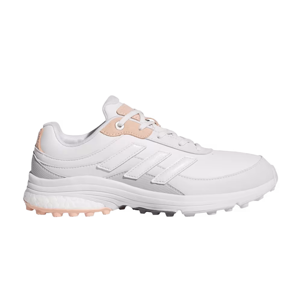 adidas Women's Zoysia Spikeless Golf Dash Grey White Powder Coral