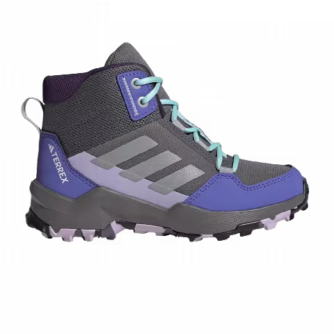 adidas Terrex AX4R Mid K 'Grey Semi Flash Aqua'