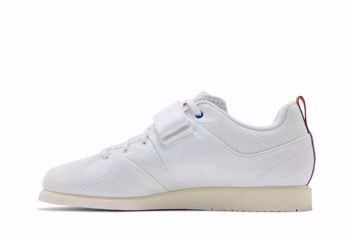 adidas Powerlift 5 White Dark Blue, view 4