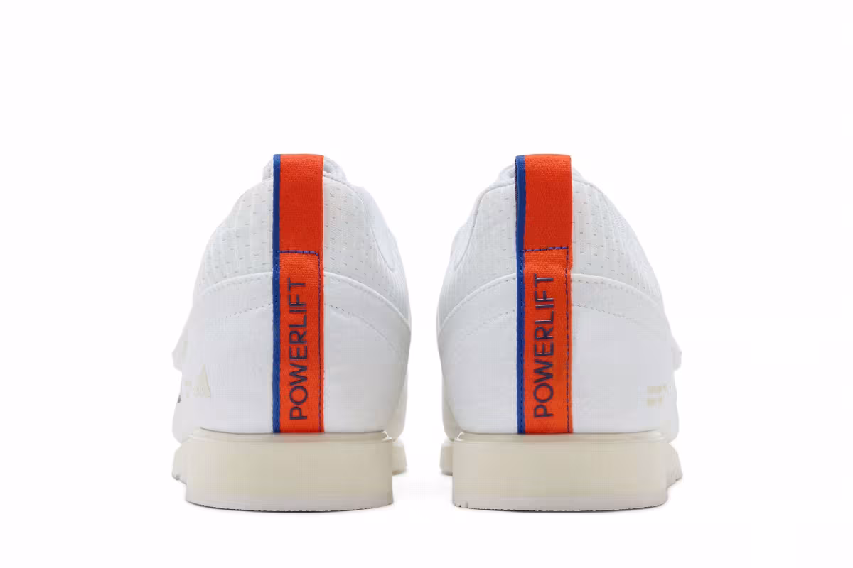 adidas Powerlift 5 White Dark Blue, view 7