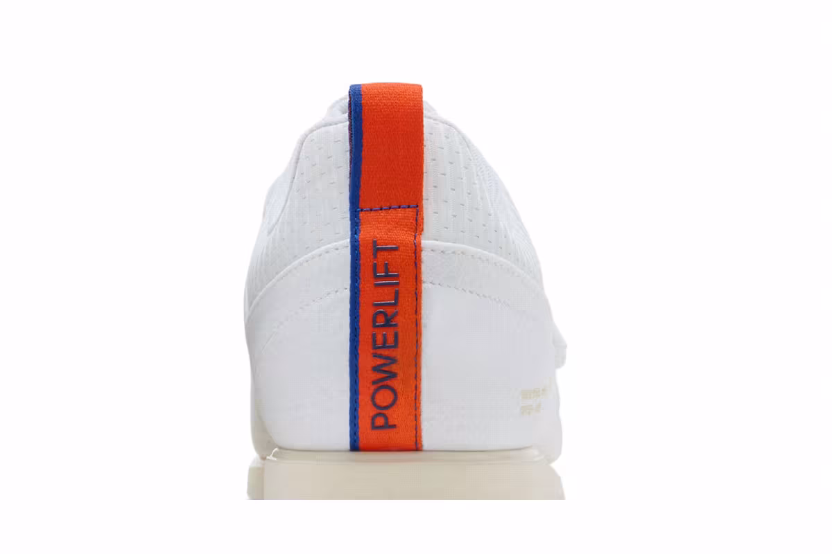 adidas Powerlift 5 White Dark Blue, view 8