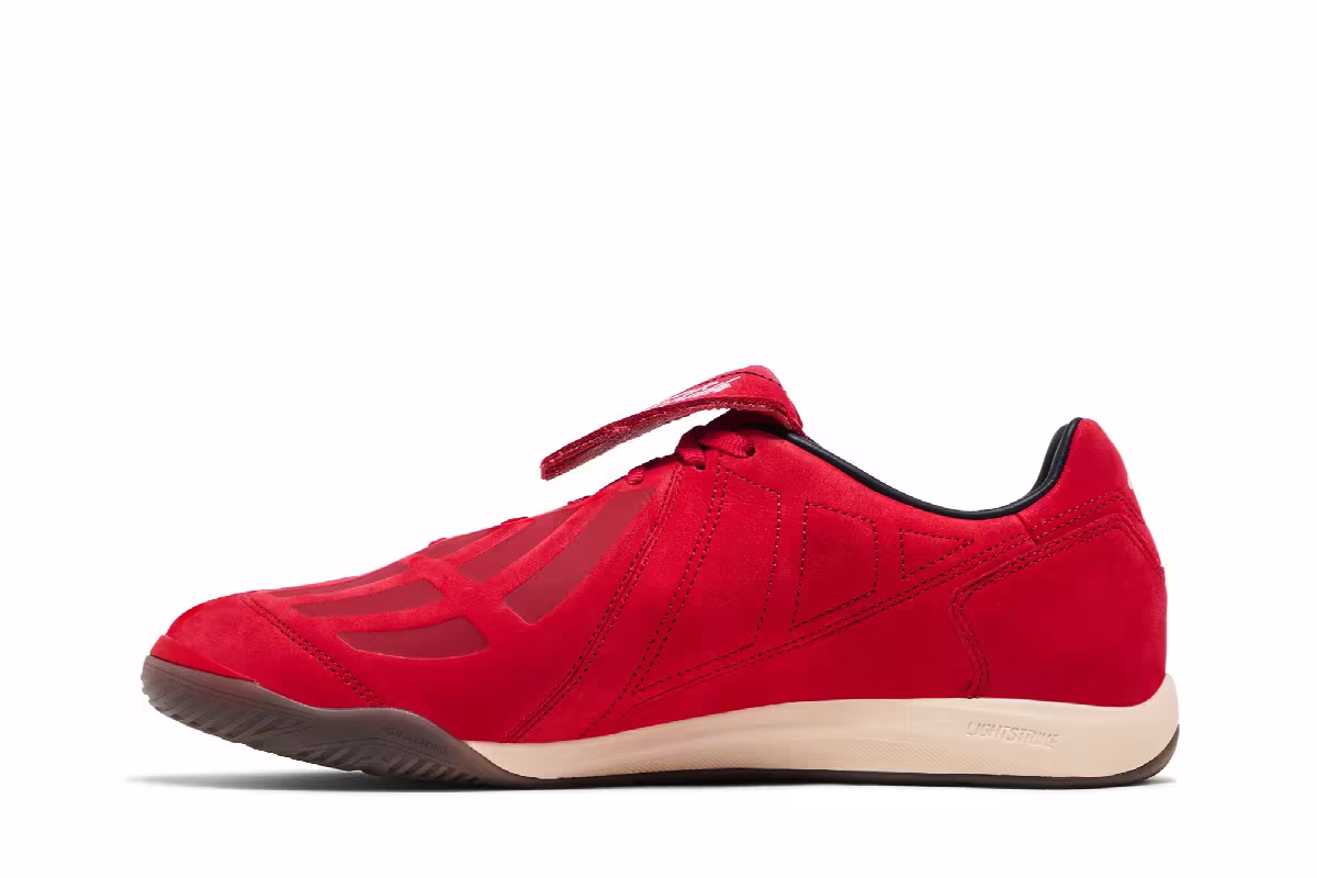Kith x adidas Predator 2002 IC Red White, view 4