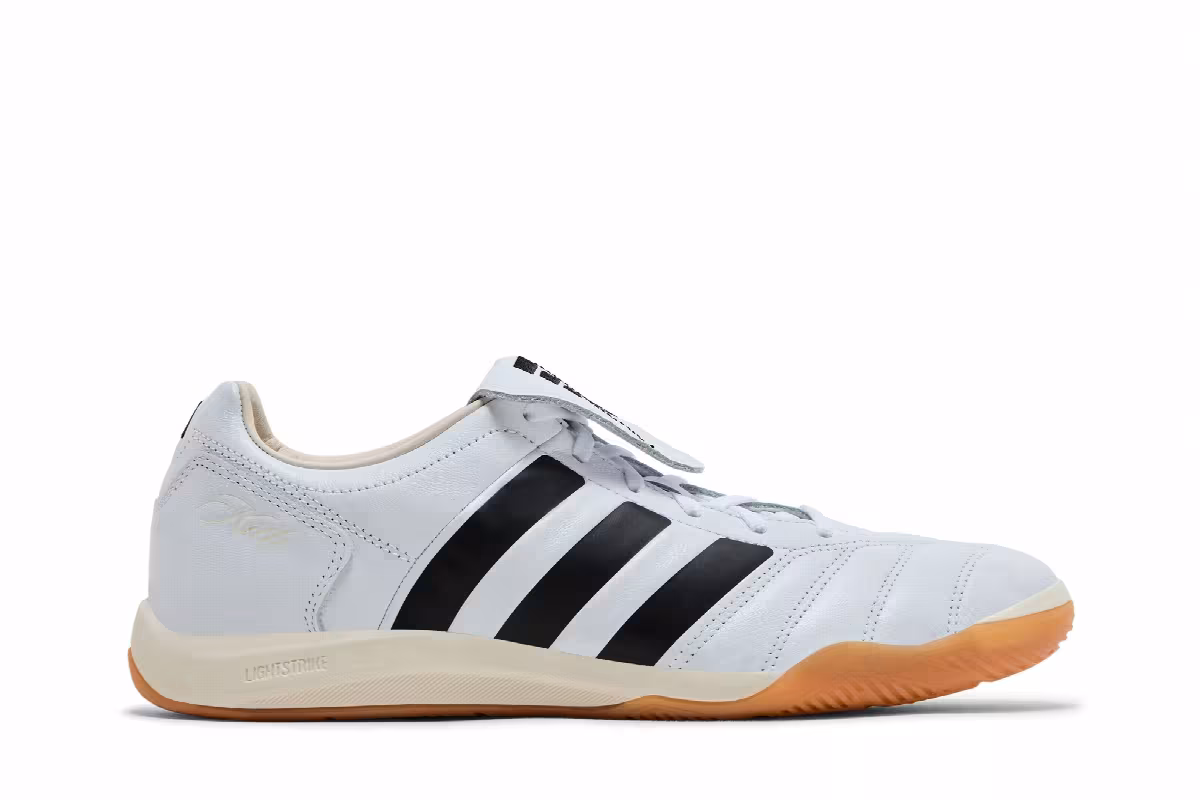 Kith x adidas Predator 2002 IC White Black Gum, view 2