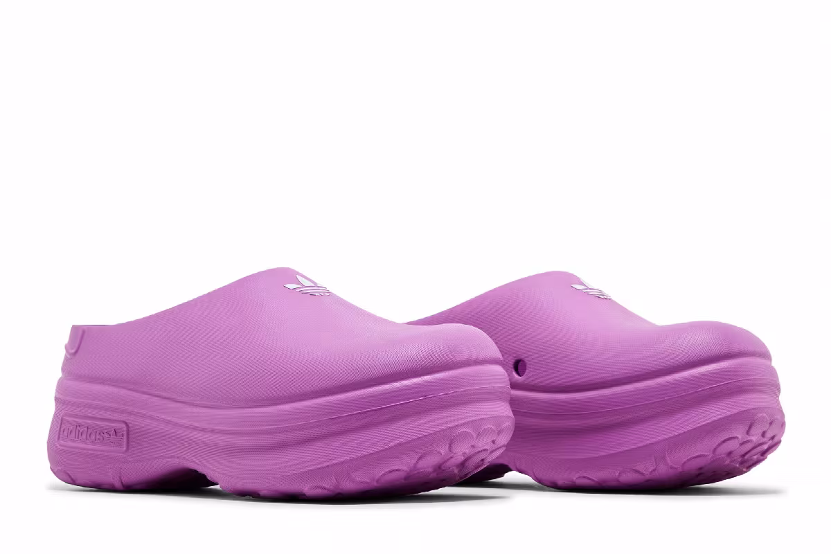 adidas Women's Adifom Stan Smith Mule Purple Burst, view 9