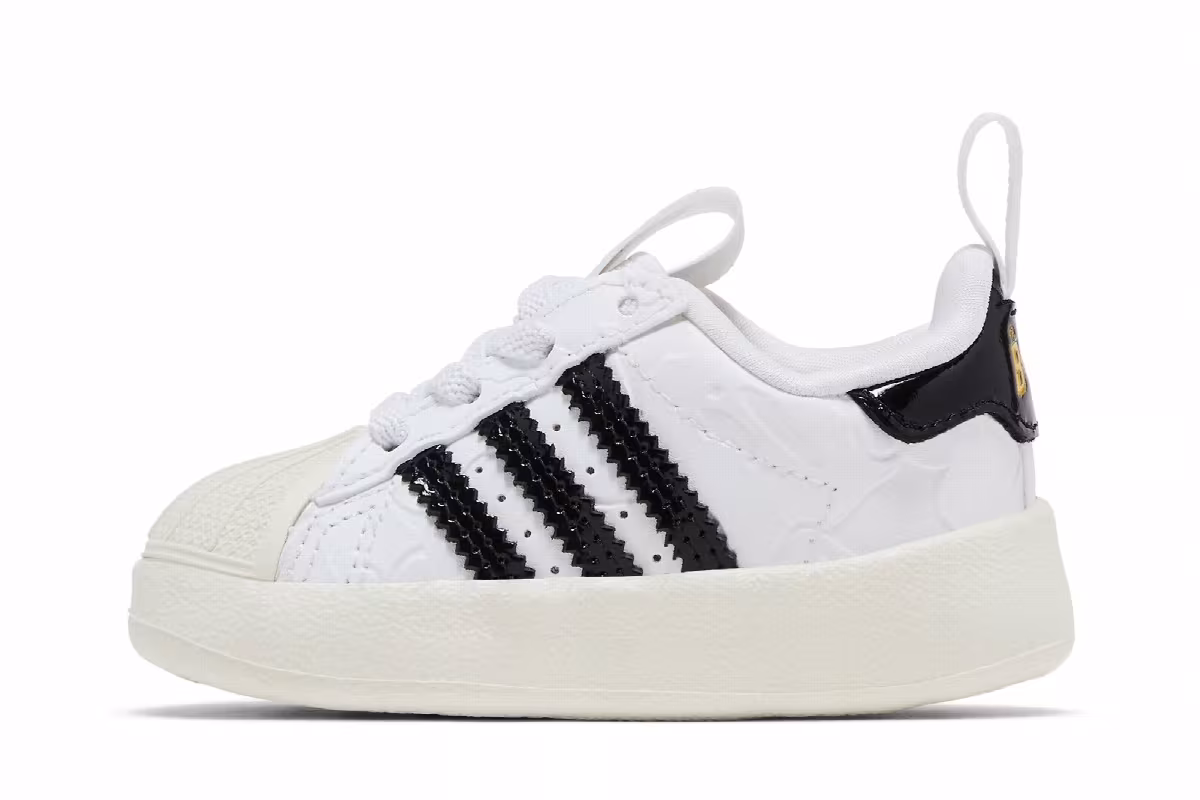BAPE x adidas Superstar 360 I White Black, view 4