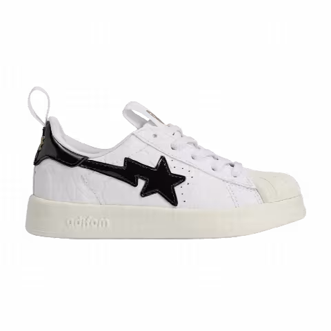 BAPE x adidas Superstar 360 K 'White Black'