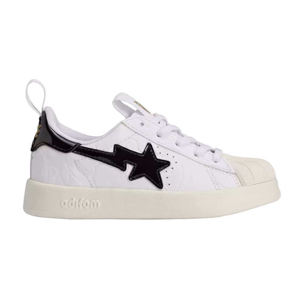 BAPE x adidas Superstar 360 K White Black