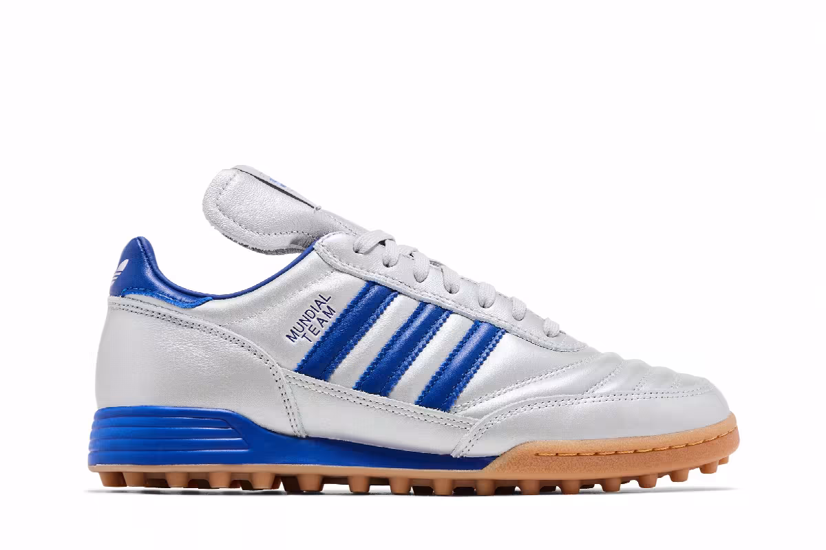 adidas Mundial Team Silver Metallic Royal Gum, view 2