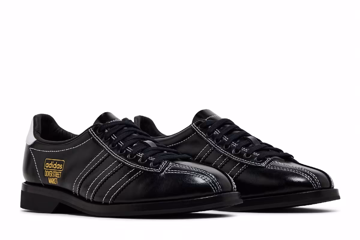 Brain Dead x Dover Street Market x adidas Bowling Black, view 9