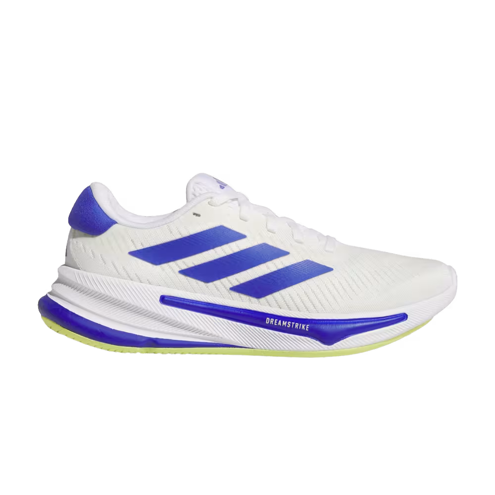 adidas Supernova Step J White Lucid Blue Lime