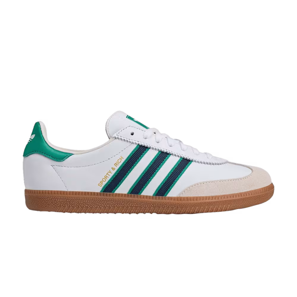 Sporty & Rich x adidas AS 250 White Green