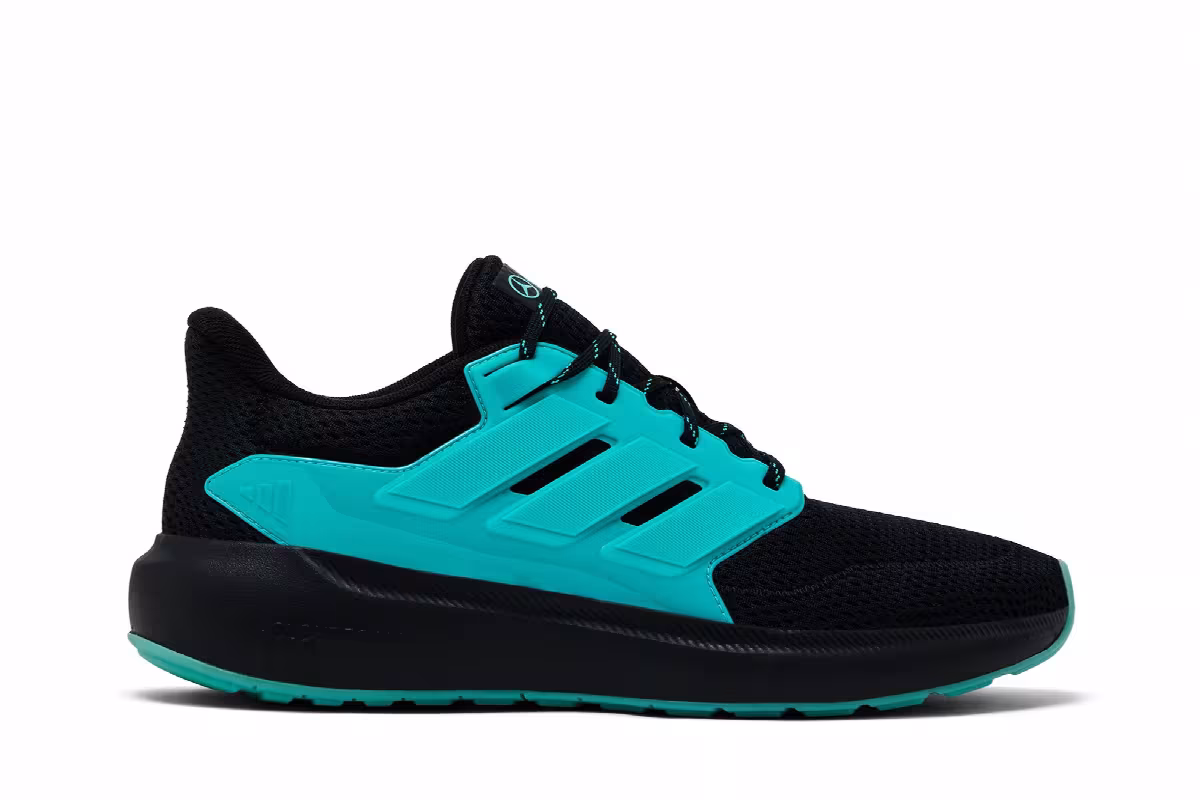 Mercedes-AMG Petronas Formula One Team x adidas Ultimashow 2.0 Black Semi Mint Rush, view 2