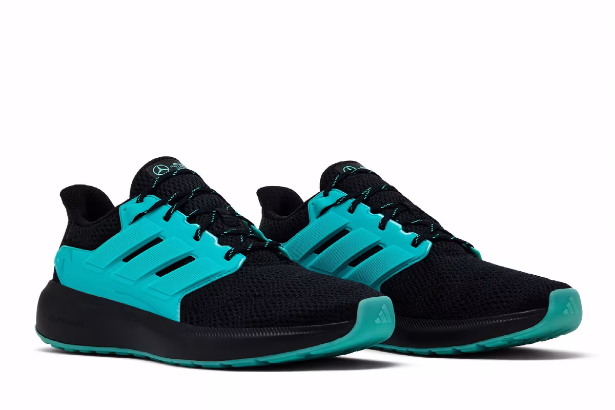 Mercedes-AMG Petronas Formula One Team x adidas Ultimashow 2.0 Black Semi Mint Rush, view 9