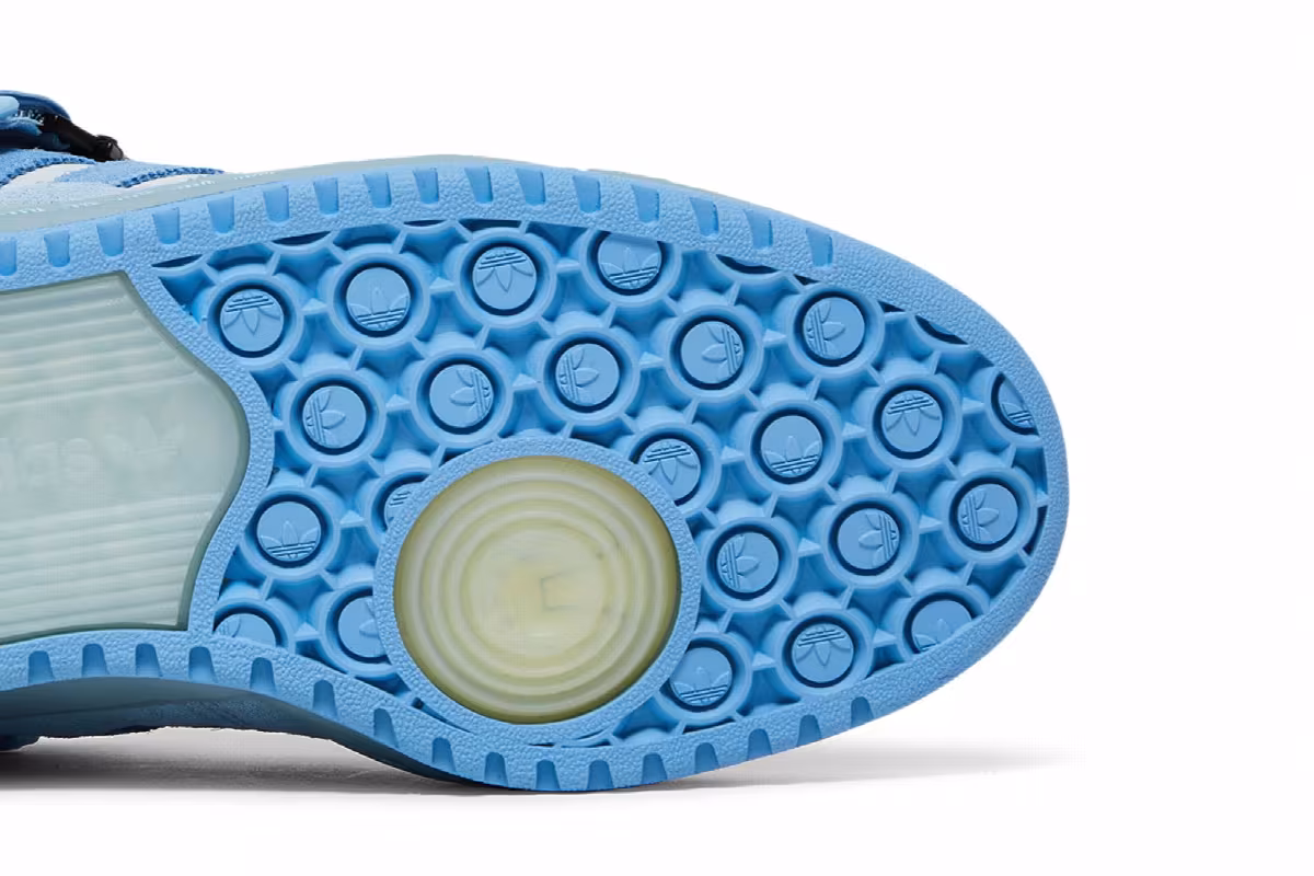 Bad Bunny x adidas Forum Buckle Low Blue Tint, view 6