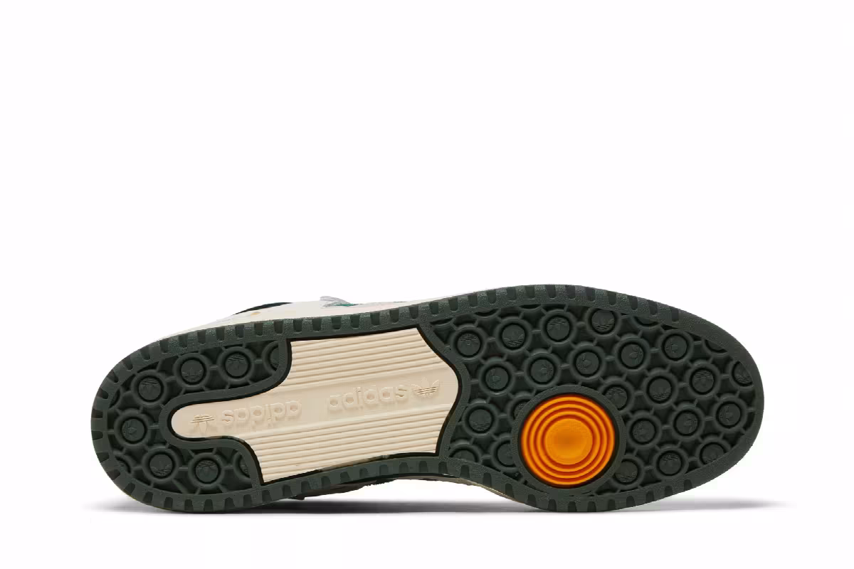 adidas Forum 84 Off White Dark Green, view 5