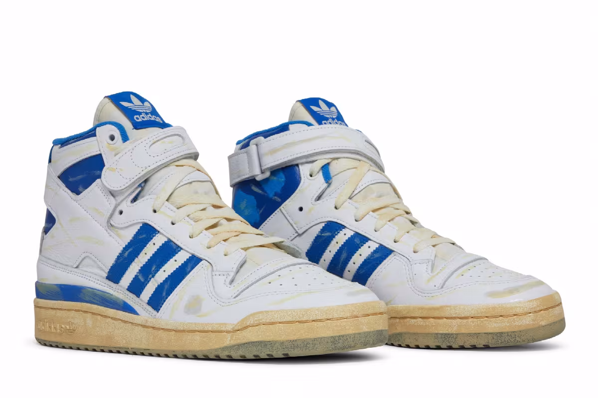 adidas Forum 84 High Worn Blue, view 9