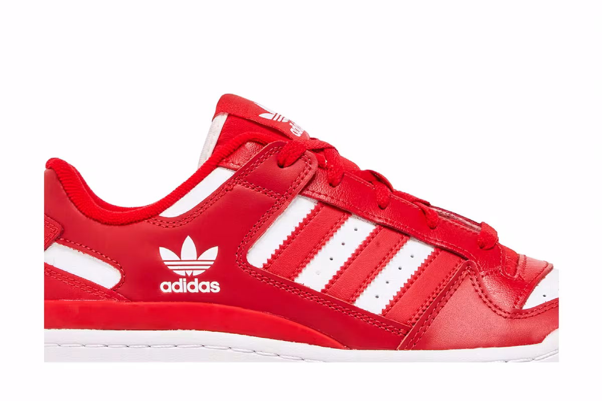 adidas Forum Low Scarlet, view 3