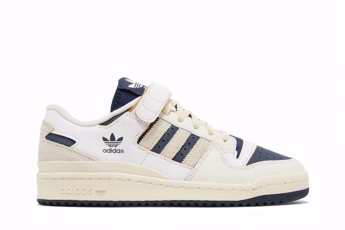 adidas Forum 84 Low Off White Collegiate Navy, view 2
