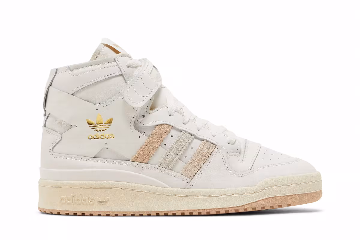 adidas Forum 84 High White Magic Beige, view 2