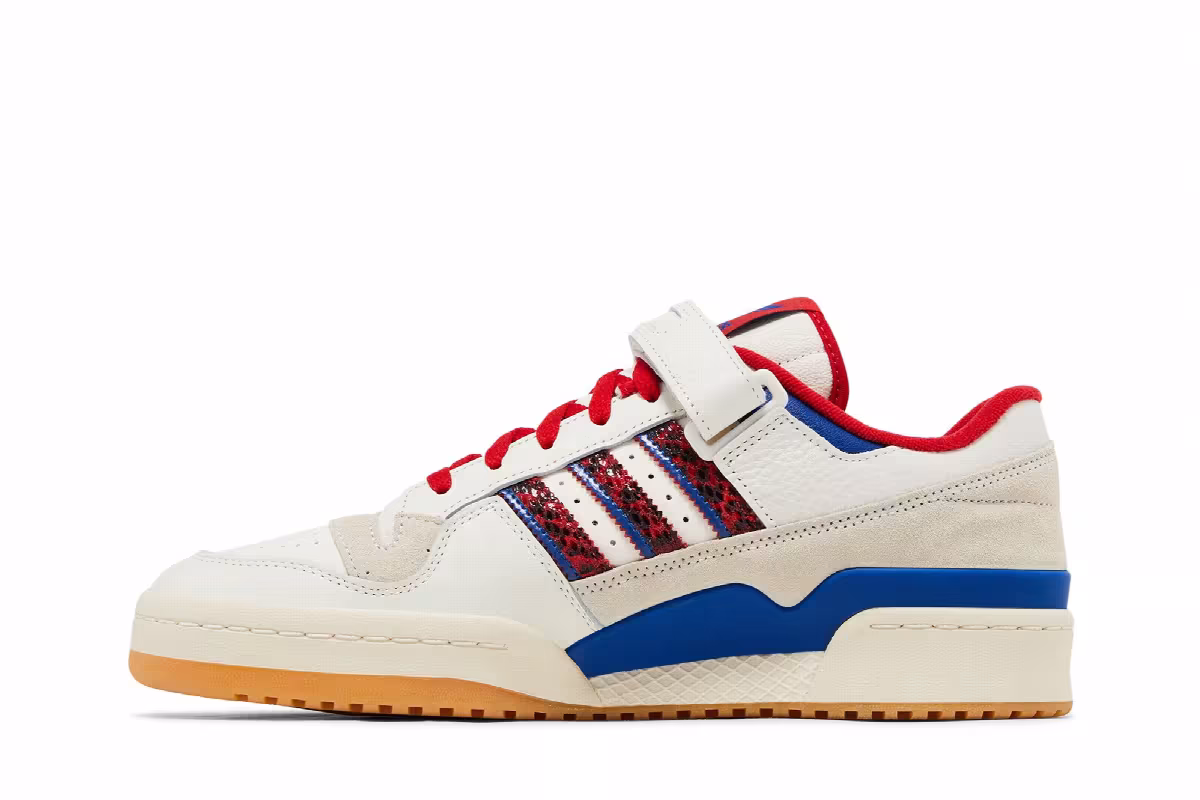 adidas Forum 84 Low Off White Scarlet Snakeskin, view 4