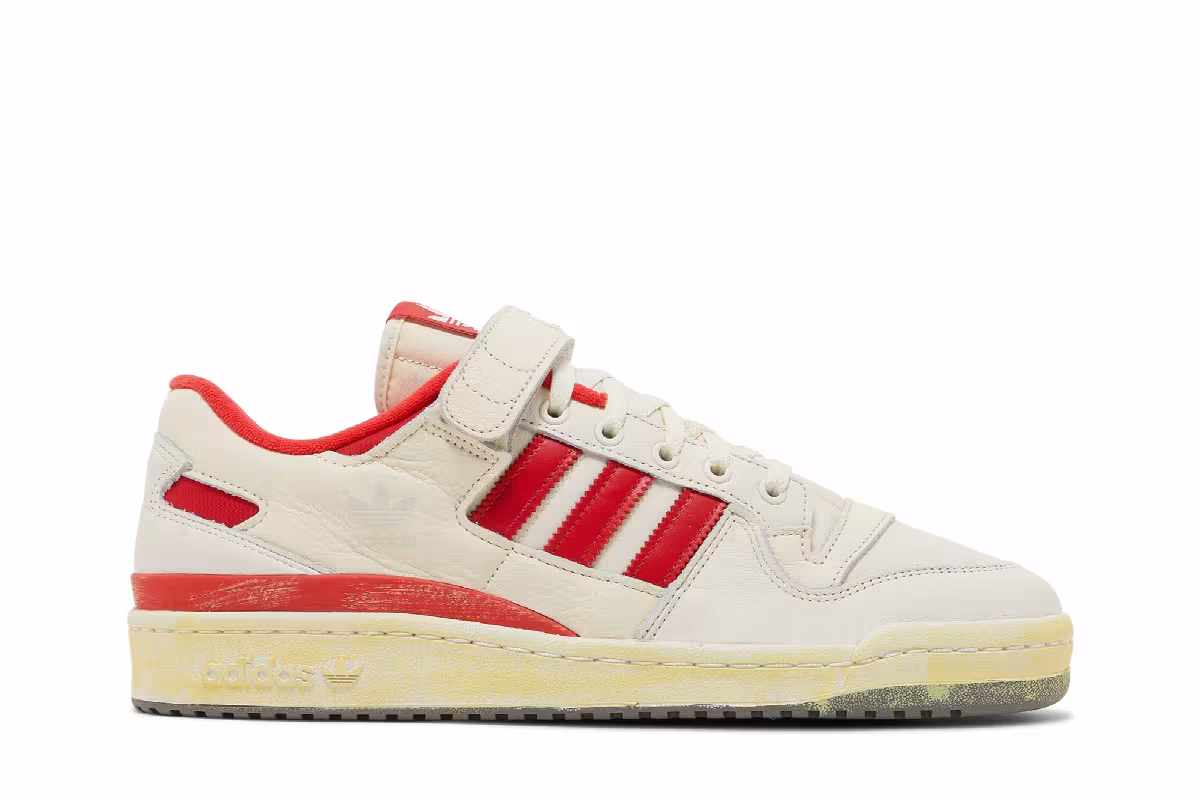 adidas Forum 84 Low AEC Vintage Pack - Red, view 2