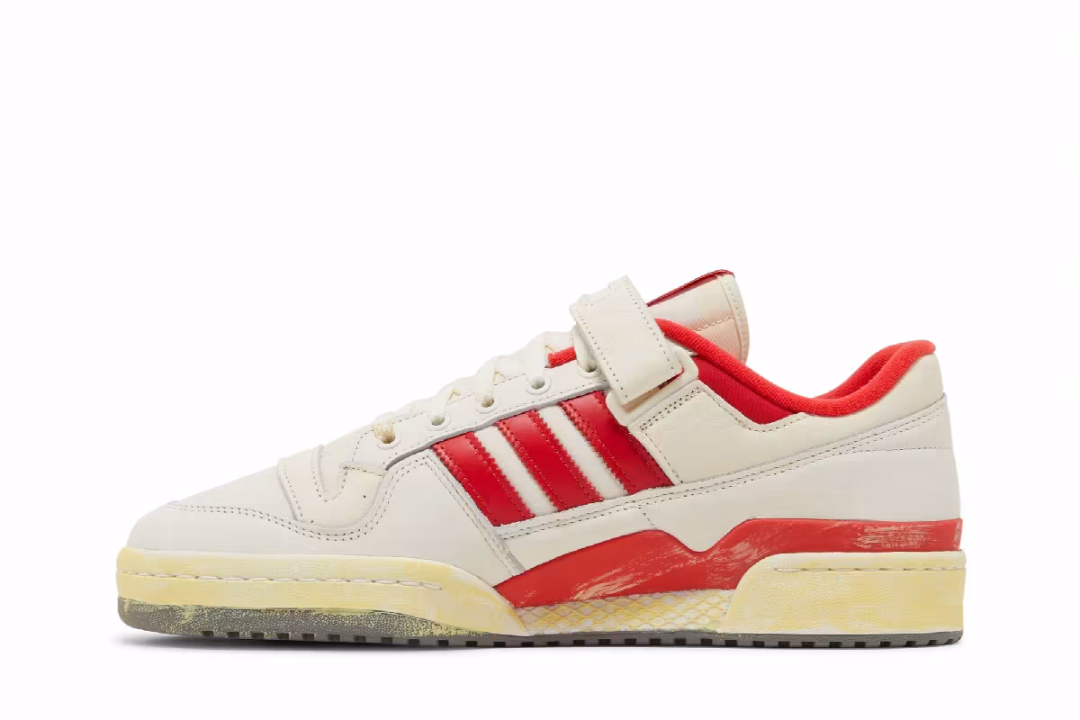 adidas Forum 84 Low AEC Vintage Pack - Red, view 4