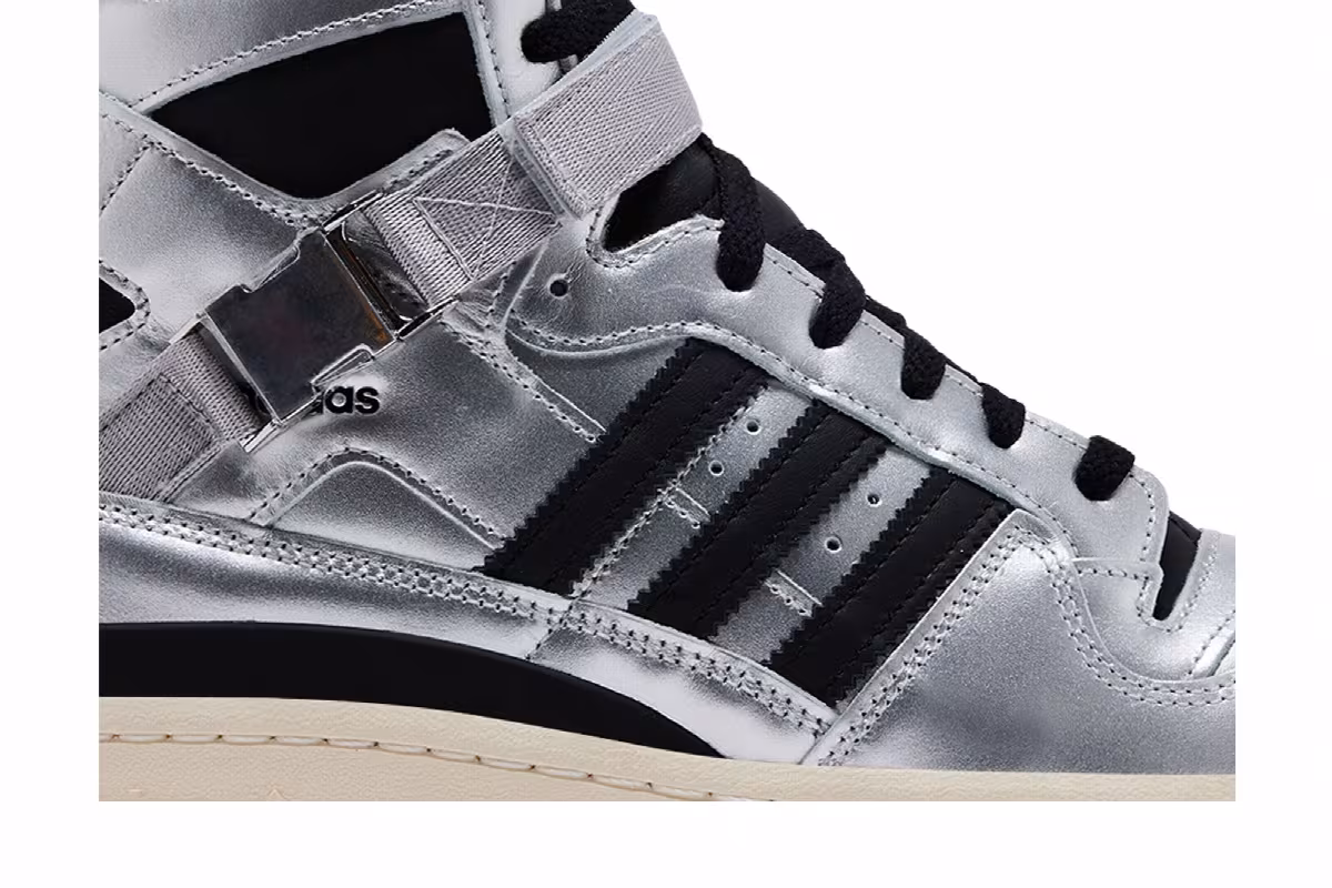 atmos x adidas Forum 84 High Metallic Pack, view 3