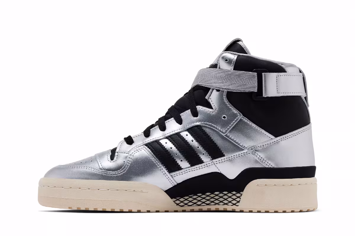 atmos x adidas Forum 84 High Metallic Pack, view 4