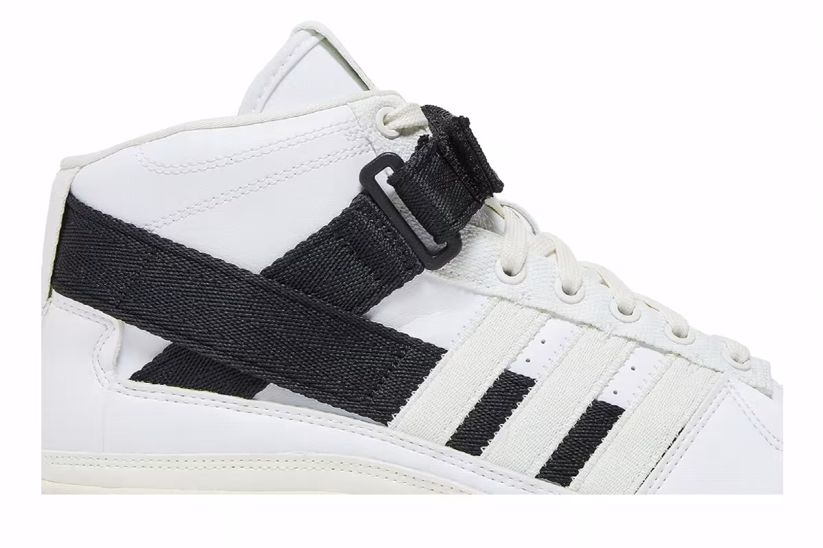 Parley x adidas Forum Mid White Black, view 3