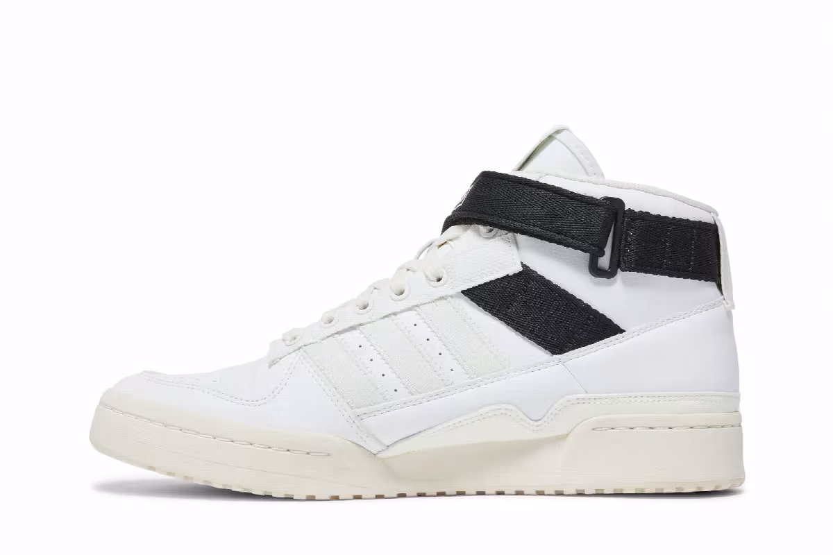 Parley x adidas Forum Mid White Black, view 4