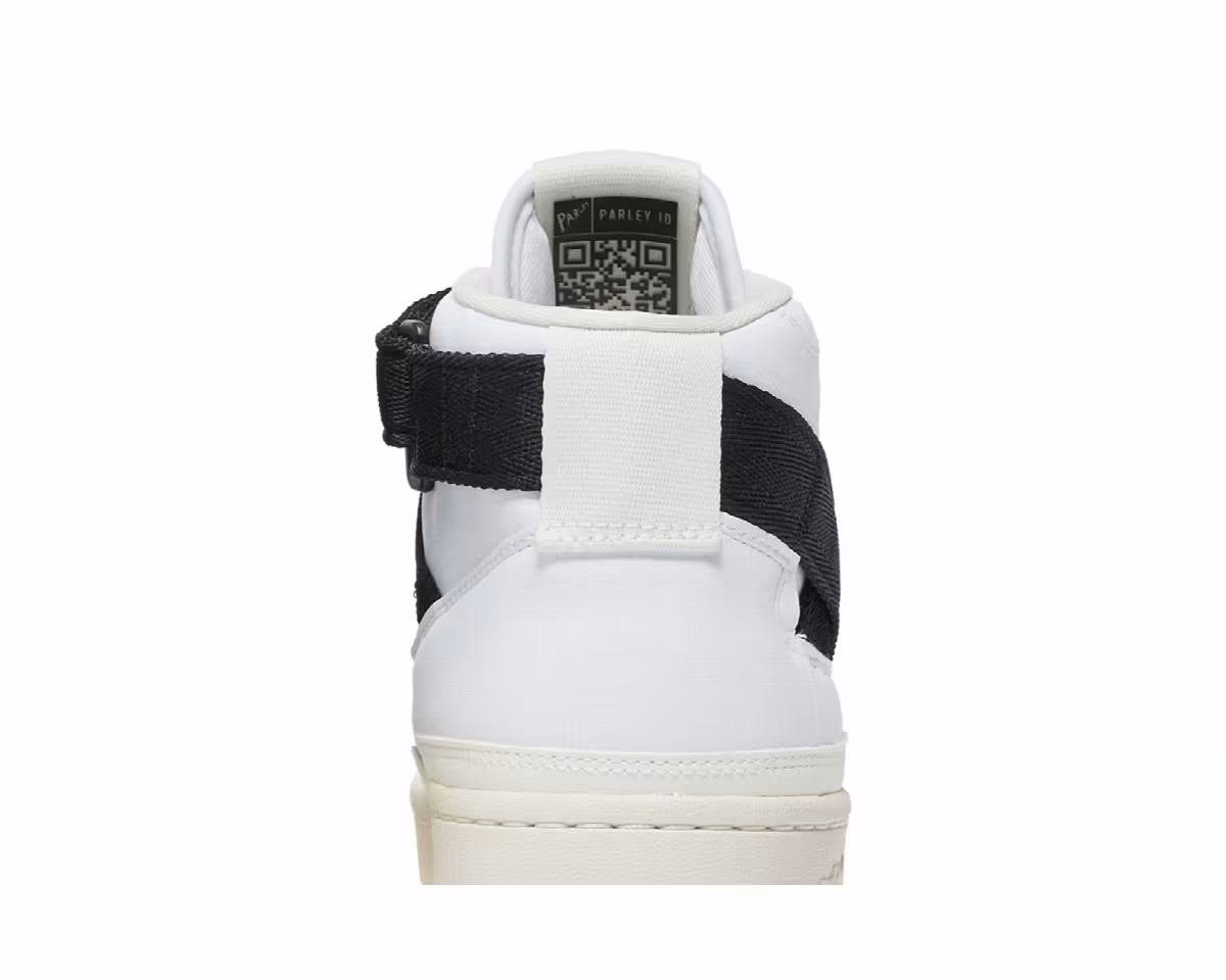 Parley x adidas Forum Mid White Black, view 8