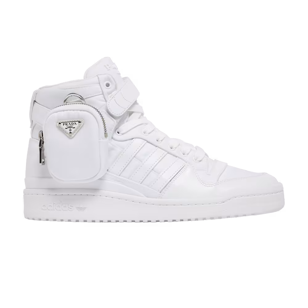 Prada x adidas Forum High White