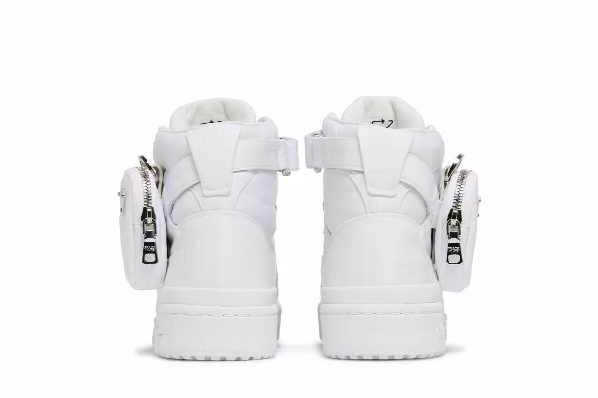 Prada x adidas Forum High White, view 7