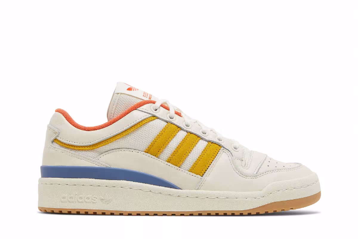 Wood Wood x adidas Forum Low Off White Yellow, view 2