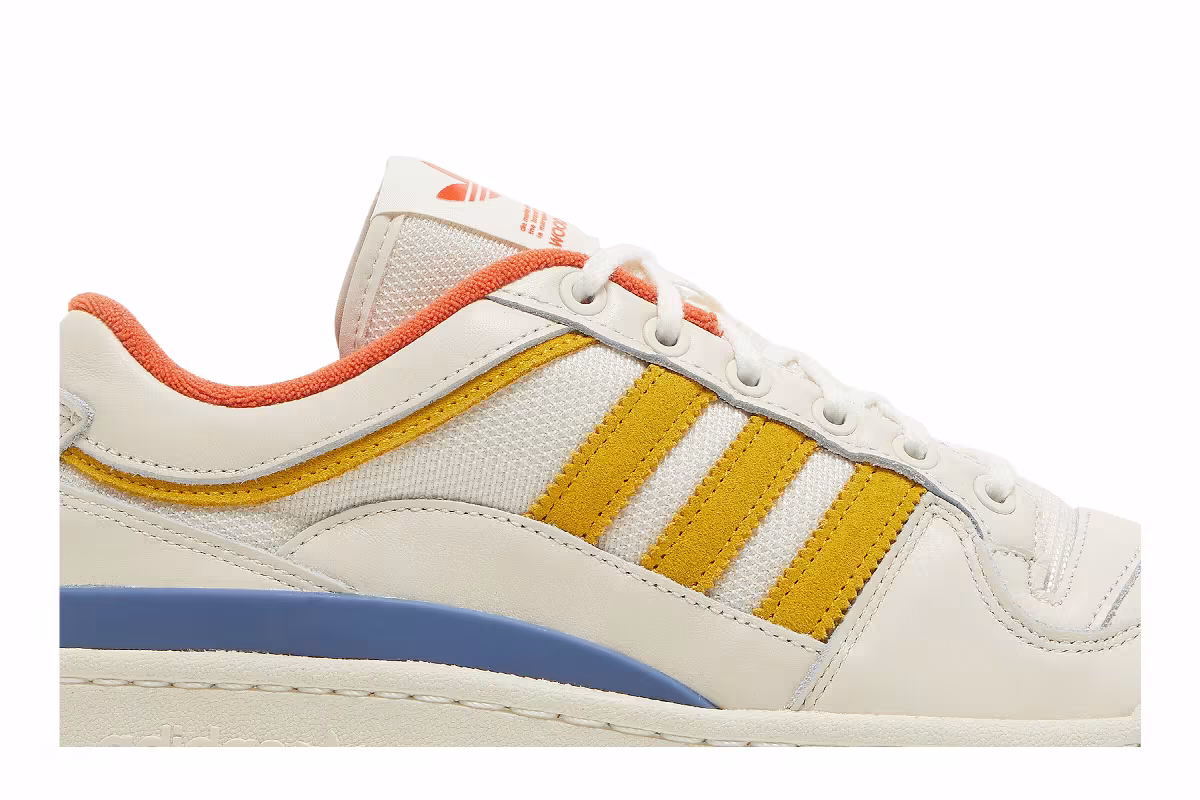 Wood Wood x adidas Forum Low Off White Yellow, view 3