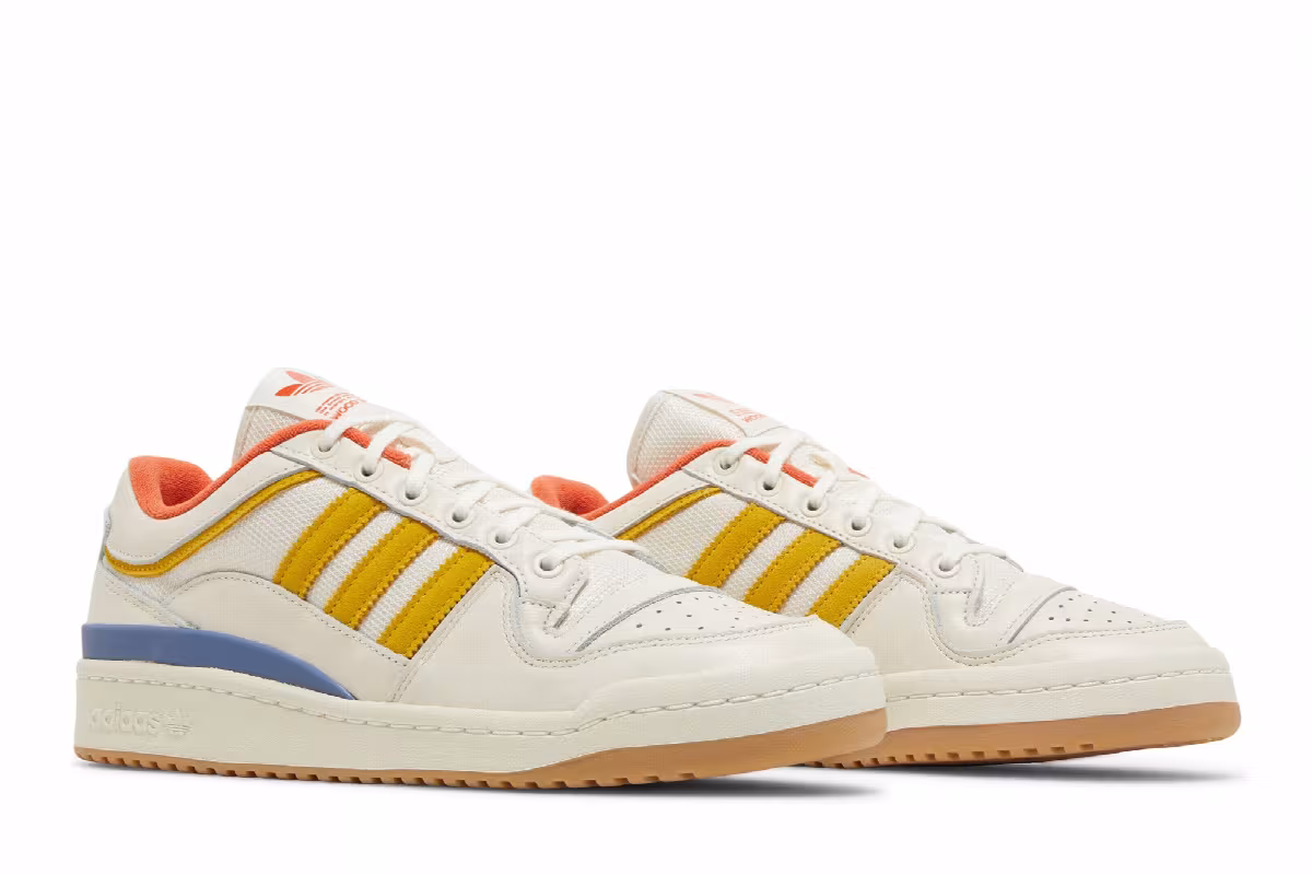 Wood Wood x adidas Forum Low Off White Yellow, view 9