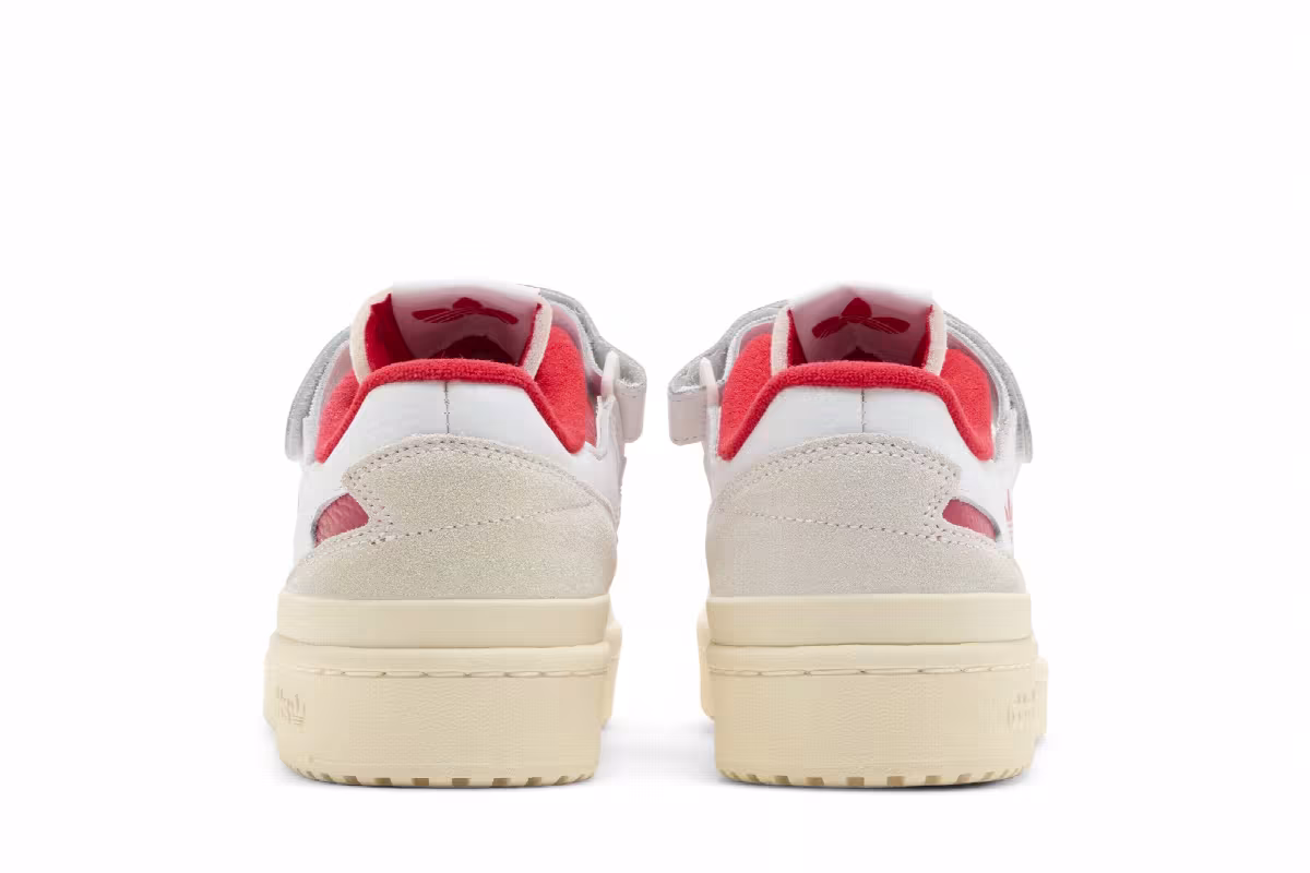 adidas Forum 84 Low White Vivid Red, view 7