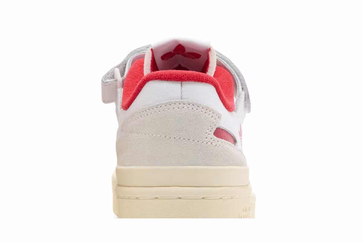 adidas Forum 84 Low White Vivid Red, view 8