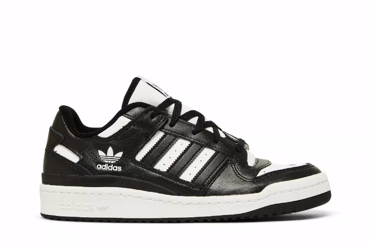 adidas Forum Low Black White, view 2