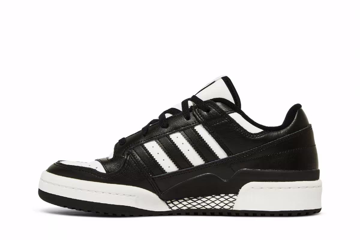 adidas Forum Low Black White, view 4