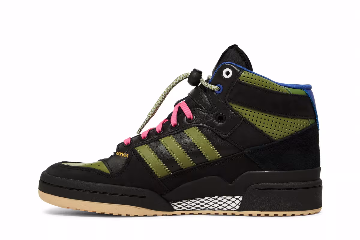 Hebru Brantley x adidas Forum Mid RT Frogboy, view 4