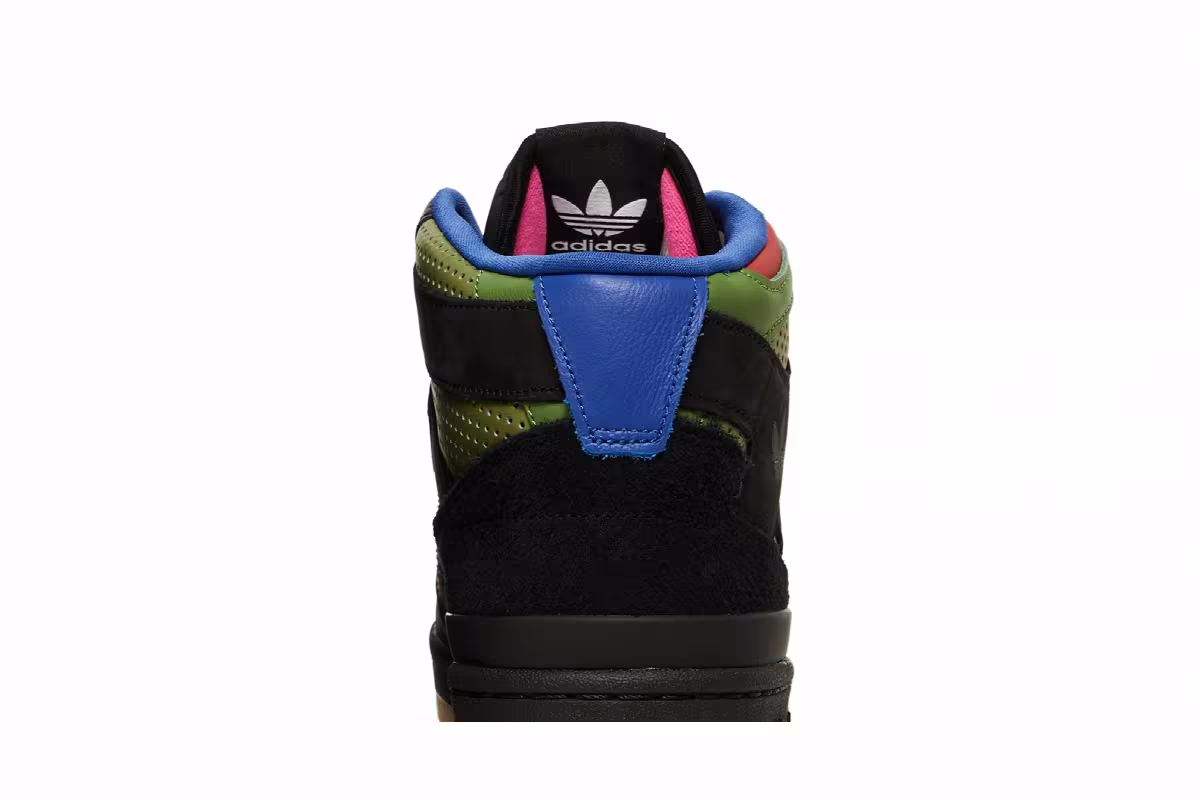Hebru Brantley x adidas Forum Mid RT Frogboy, view 8