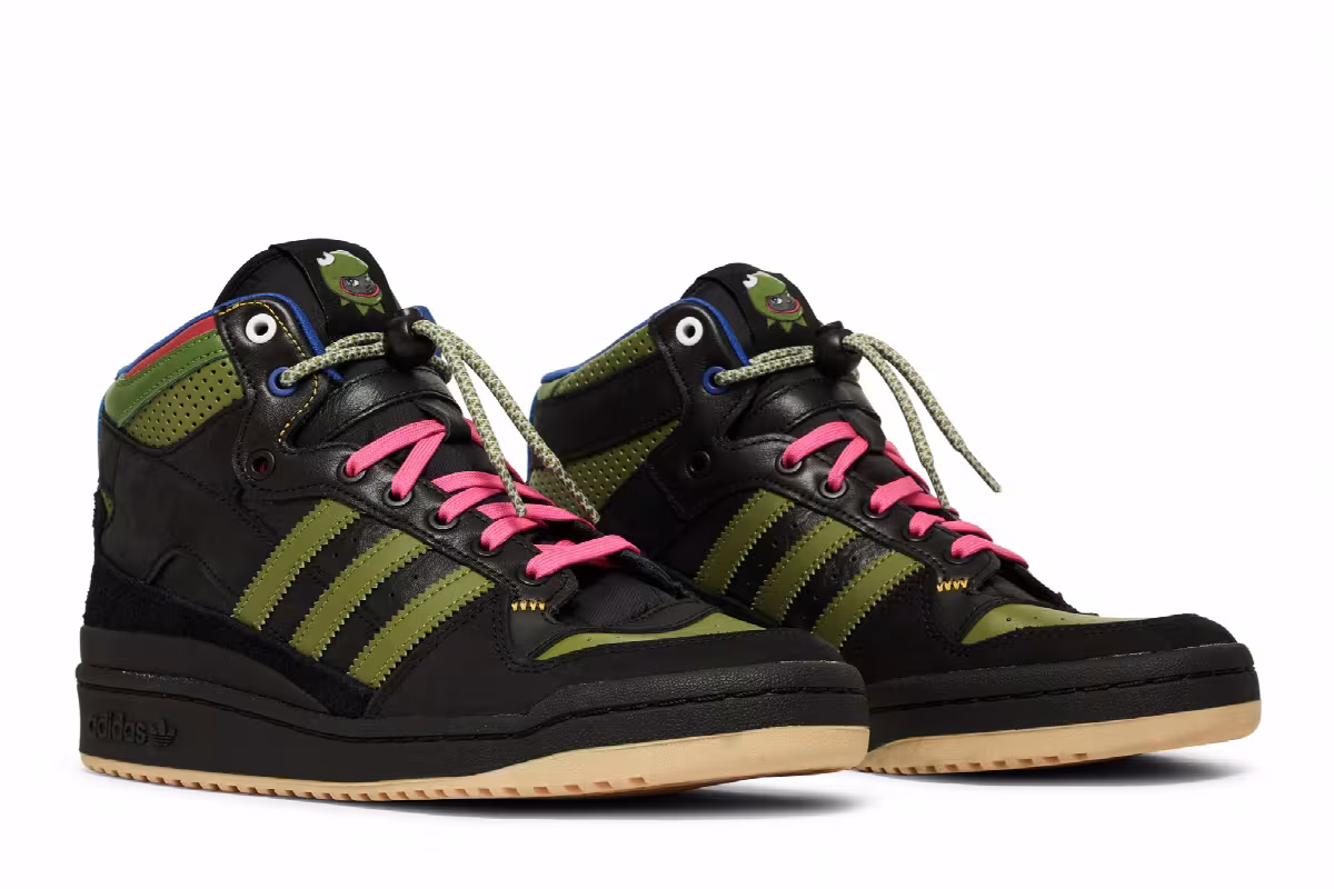 Hebru Brantley x adidas Forum Mid RT Frogboy, view 9