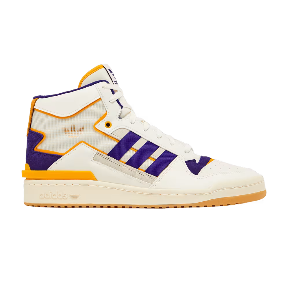 adidas Forum Exhibit Mid Inside Out - White Purple Gold