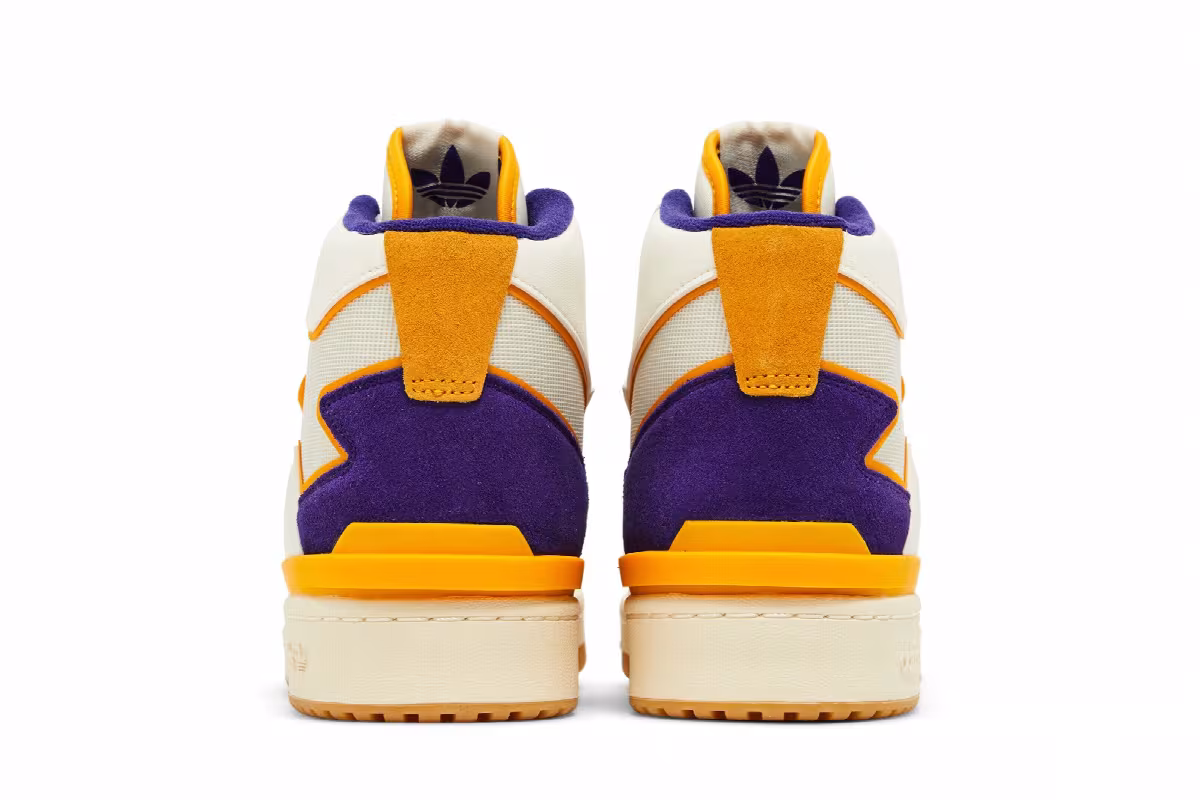 adidas Forum Exhibit Mid Inside Out - White Purple Gold, view 7