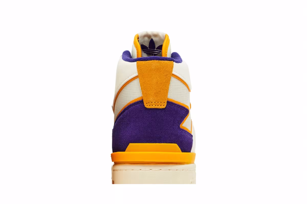 adidas Forum Exhibit Mid Inside Out - White Purple Gold, view 8