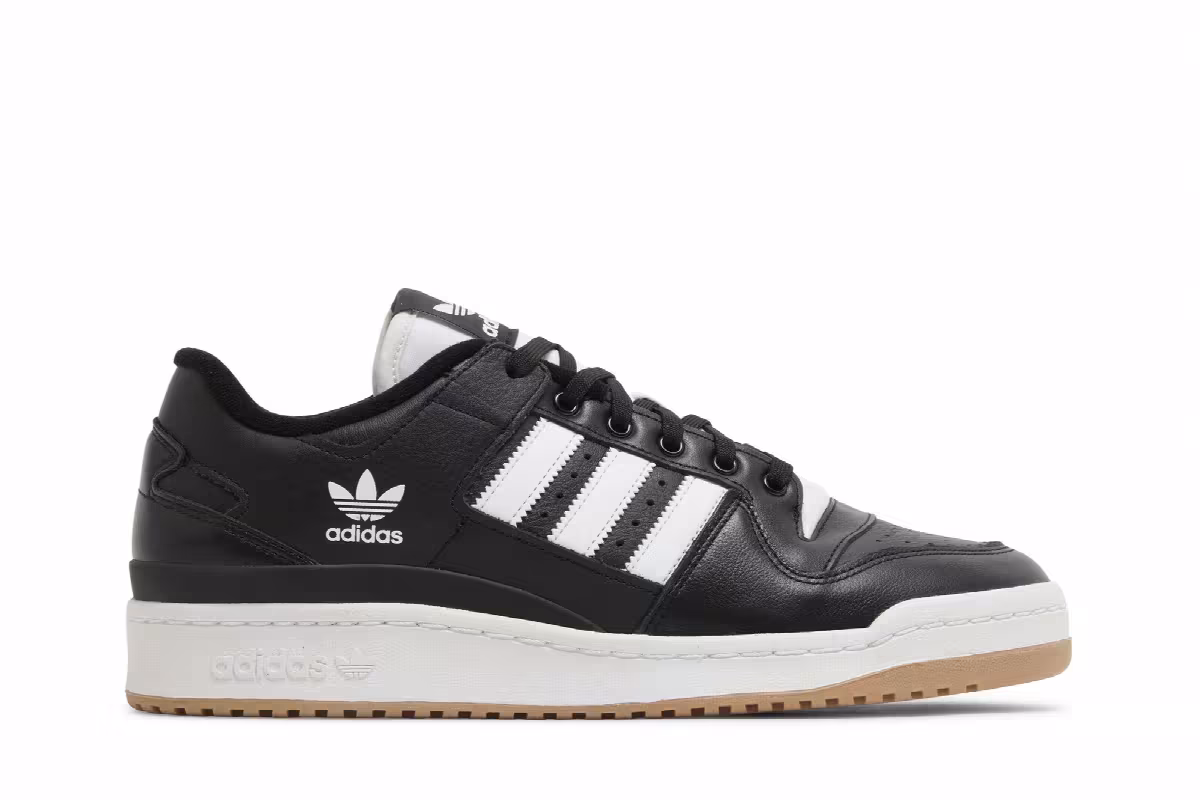 adidas Forum Low ADV Black White, view 2