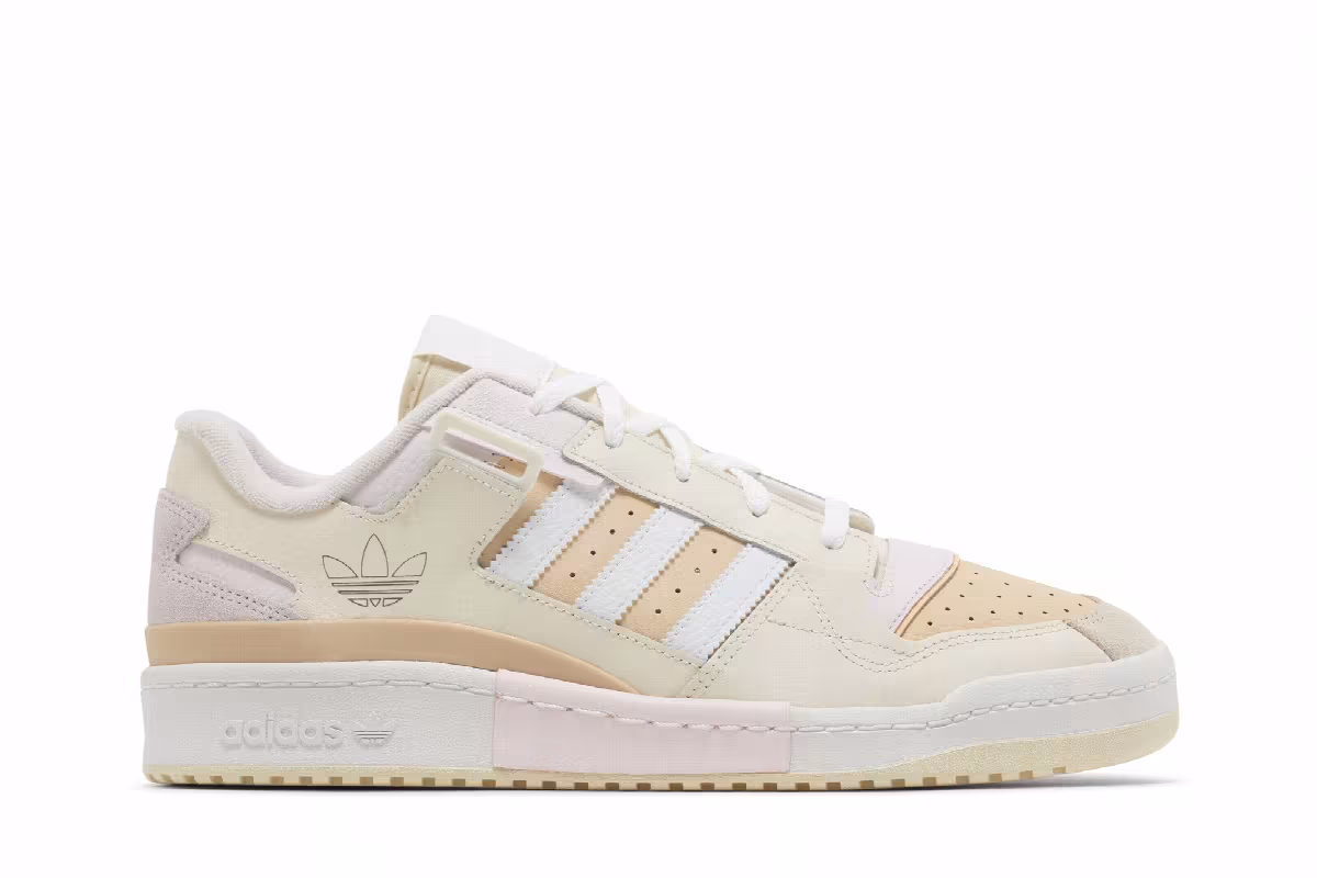 Adidas Forum Exhibit Low Ecru Tint Halo Amber, view 2