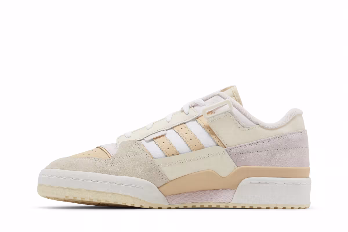 Adidas Forum Exhibit Low Ecru Tint Halo Amber, view 4
