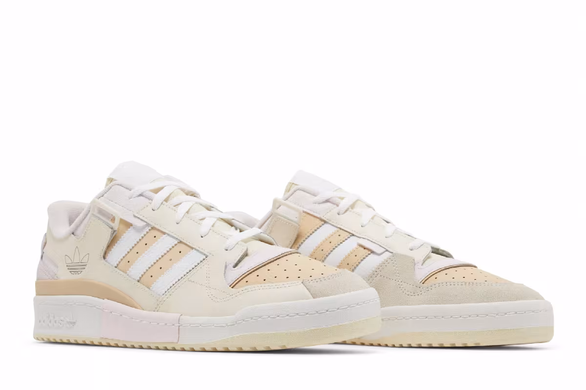 Adidas Forum Exhibit Low Ecru Tint Halo Amber, view 9